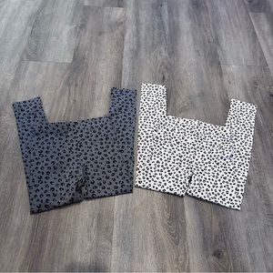 H&M girls patterned leggings bundle
